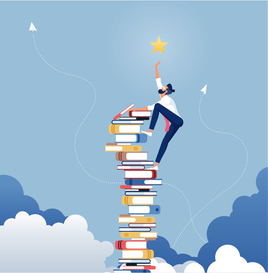 Büchergutschein Mann am Lesen